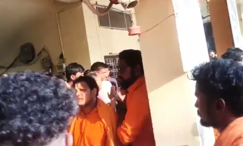 Tension at Metpally School After Students in Hanuman Mala Denied Entry