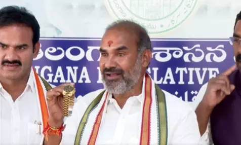 Controversy Erupts Over Cong MLA Aadi Srinivas’s Rolex Wristwatch