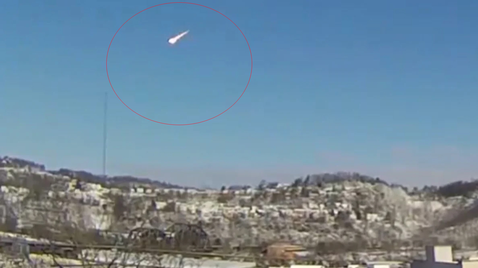 A Meteor-like Object Spotted in the US Around Ohio and Pennsylvania