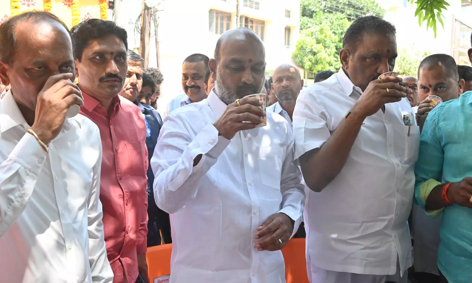 Bandi Alleges Congress-BRS Nexus, Targets State Government