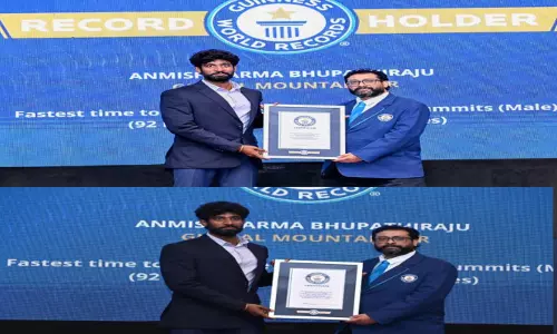 Vizag Mountaineer Creates Guinness World Record