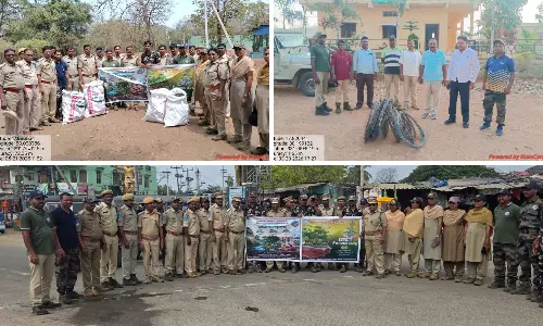 Mahbubabad Forest Officials Hold Rallies, Clean-Up Drives For International Day of Forests Mahbubabad Forest Officials Hold Rallies, Clean-Up Drives For International Day of Forests