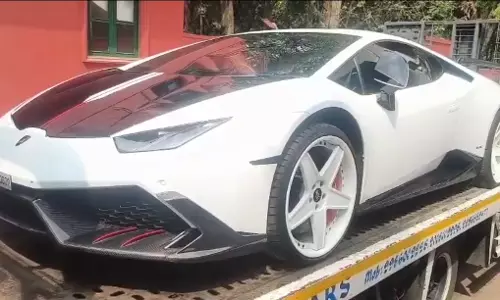 Bengaluru South RTO To Decide On Ownership Of Luxury Car Involved In Drift Stunt On Road In Bengaluru, Car Seized Bengaluru South RTO To Decide On Ownership Of Luxury Car Involved In Drift Stunt On Road In Bengaluru, Car Seized