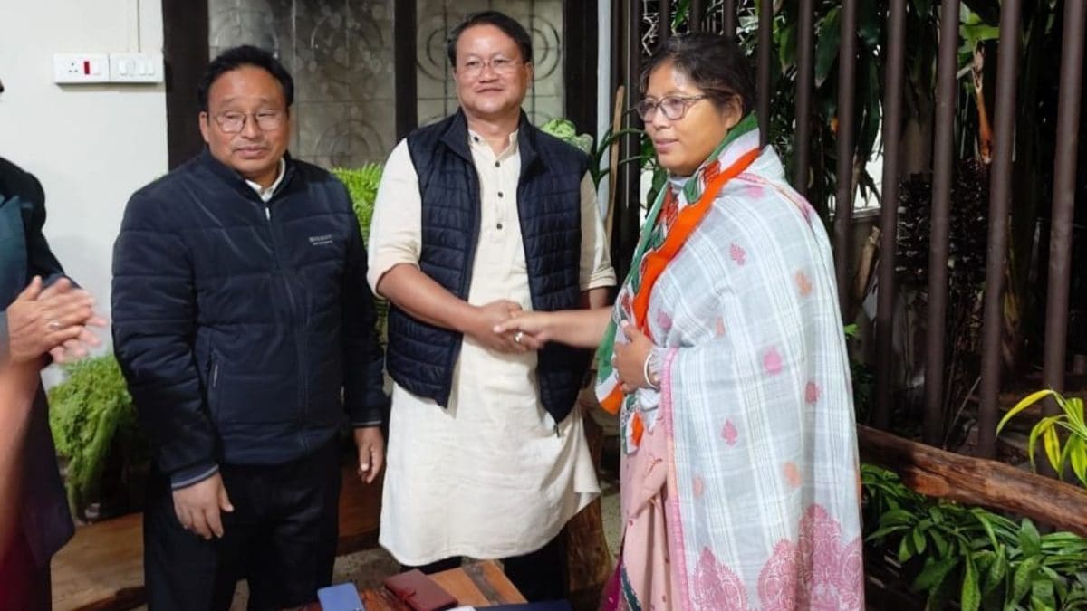 Assam Cabinet Minister Nandita Garlosa  Joins Congress To Contest From Halflong