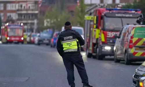 Jewish Ambulance Vehicles Torched in Suspected Antisemitic Attack in London Jewish Ambulance Vehicles Torched in Suspected Antisemitic Attack in London