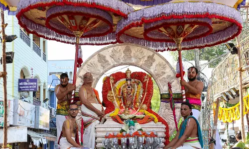 Surya, Chandra Vahana Sevas Draw Huge Crowds At Tirupati