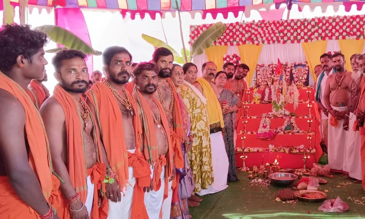 Hanuman Deeksha Programmes Held Across Nizamabad District Hanuman Deeksha Programmes Held Across Nizamabad District