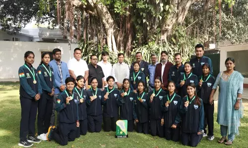 Mandaviya Lauds Indian Lacrosse Teams For Winning Gold At Asian Meet