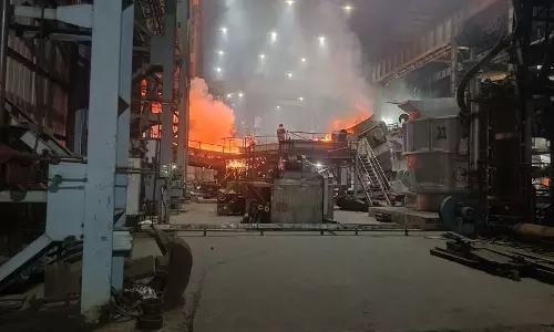 Fire Breaks Out at Steel Plant Near Orvakal