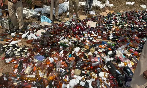 6,859 Litres NDPL Bottles Destroyed