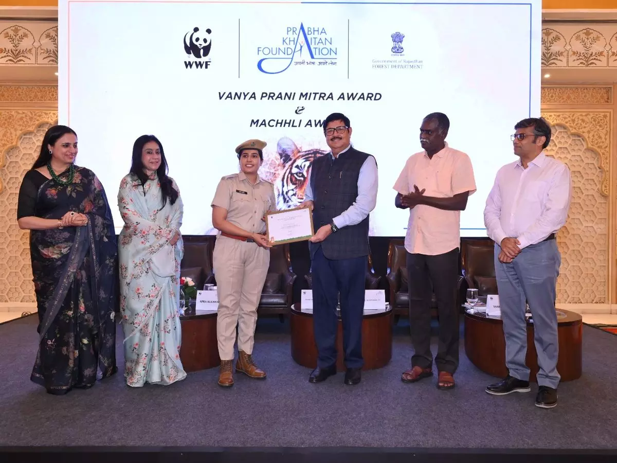 WWF Honors Forest Guard Anita Chaudhary From Shergarh Sanctuary WWF Honors Forest Guard Anita Chaudhary From Shergarh Sanctuary