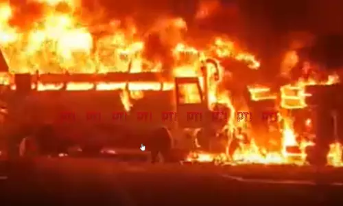 Control Room Set Up After Bus Accident in Markapuram