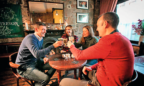 Raising an Irish Toast Raising an Irish Toast