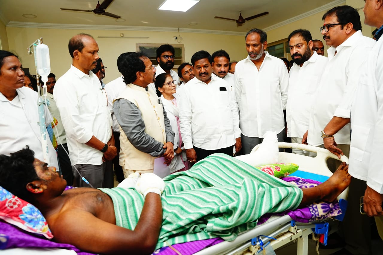 Ministers Visit Markapuram Bus Accident Victims, Assure Full Support