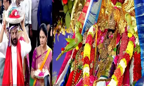 CM Revanth Presents Silk Robes For Sita Rama Kalyanam at Bhadrachalam