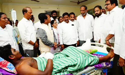 Ministers Visit Markapuram Bus Accident Victims, Assure Full Support