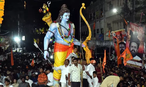 Mantras, Cries Of Jai Sri Ram Echo Across Hyderabad Mantras, Cries Of Jai Sri Ram Echo Across Hyderabad