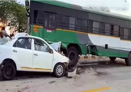 3 Family Members from Warangal Killed in Road Accident in Chittoor 3 Family Members from Warangal Killed in Road Accident in Chittoor