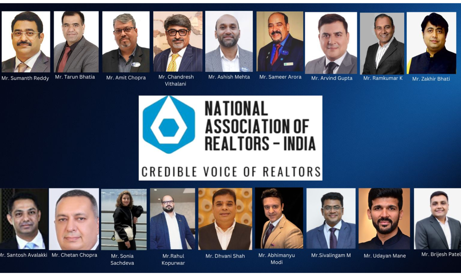 NAR-India Announces New Leadership Team