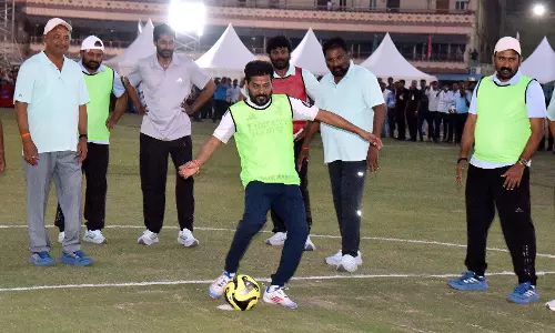 Legislators Take Field At LB Stadium As Sports Meet Begins