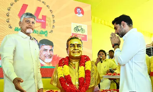 Boat Rally Marks TD’s 44th Foundation Day on Krishna River Boat Rally Marks TD’s 44th Foundation Day on Krishna River