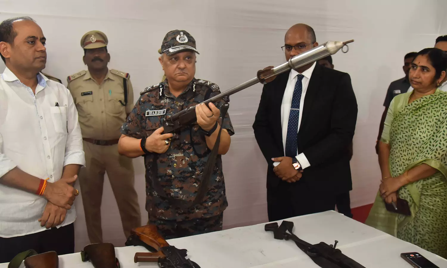 Senior Maoist, 8 Cadres Surrender before AP Police