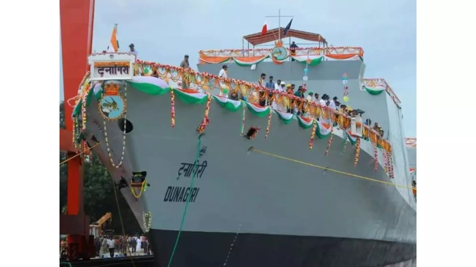 Indian Navy Gets Advanced Guided Missile Frigate, Anti-submarine Watercraft From GRSE Indian Navy Gets Advanced Guided Missile Frigate, Anti-submarine Watercraft From GRSE