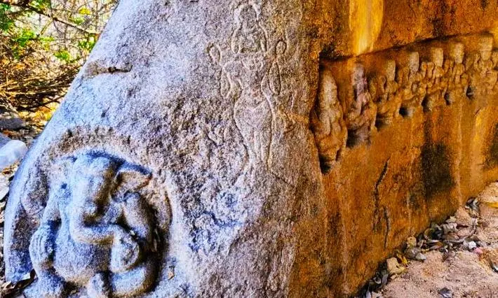 Carvings Hint At Ancient Temple At Kandur Carvings Hint At Ancient Temple At Kandur