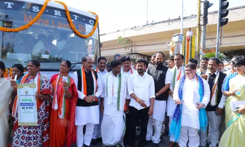 Mahalakshmi Free Bus Scheme Helps Telangana Women Save Rs.10,000 Cr