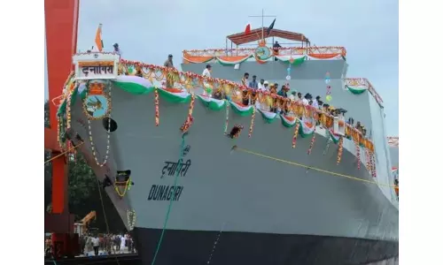 Indian Navy Gets Advanced Guided Missile Frigate, Anti-submarine Watercraft From GRSE