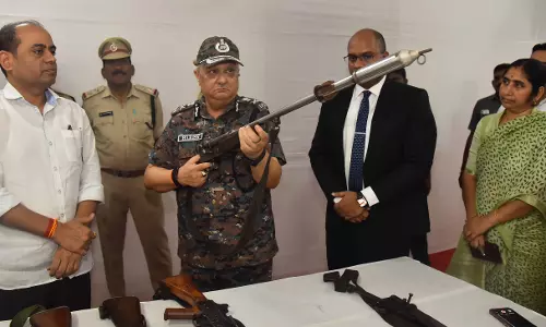 Senior Maoist, 8 Cadres Surrender before AP Police