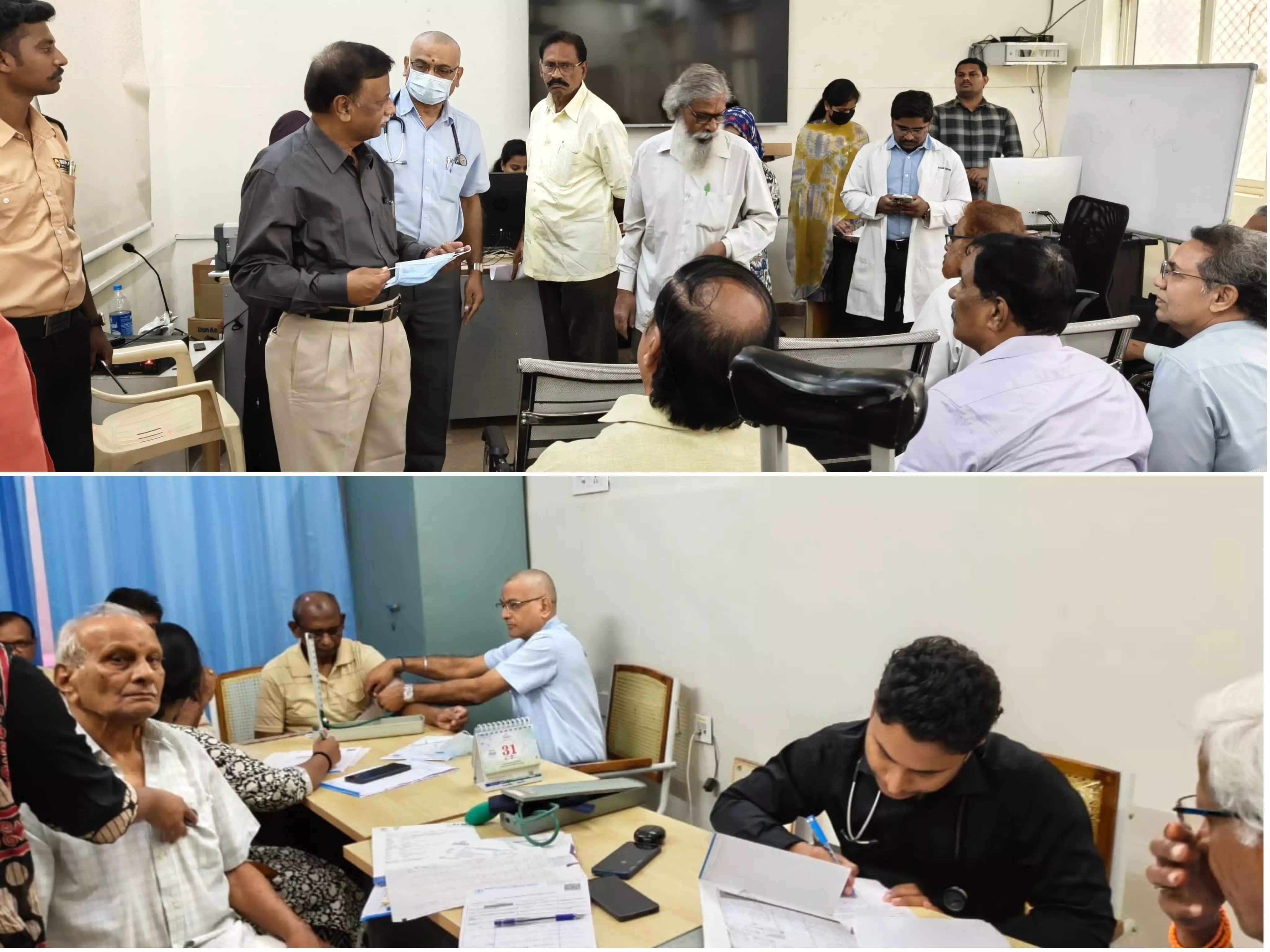 NIMS Free Health Camp Benefits 100 Elderly NIMS Free Health Camp Benefits 100 Elderly