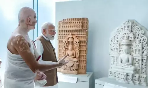 Modi Inaugurates Samrat Samprati Museum, Dedicated to Jain Heritage, in Gujarat Modi Inaugurates Samrat Samprati Museum, Dedicated to Jain Heritage, in Gujarat