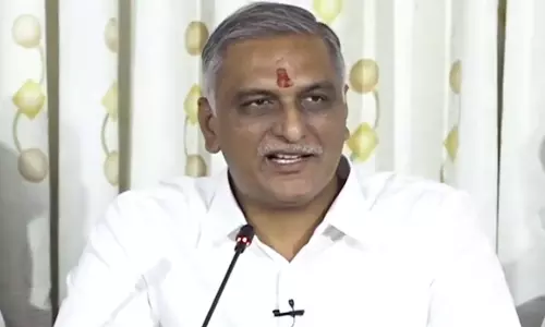 Harish Slams Patil on Kaleshwaram, Says Govt Ran Away From Debates in Assembly Harish Slams Patil on Kaleshwaram, Says Govt Ran Away From Debates in Assembly