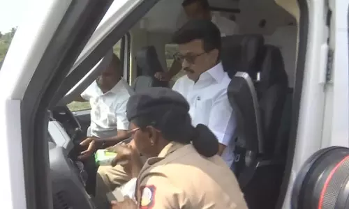 CM MK Stalin’s Vehicle Checked by Flying Squad