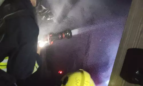 Massive Fire Breaks Out at Bullion Office in Vengalrao Nagar; No Casualties