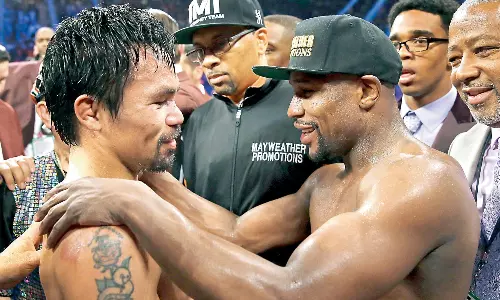 Philippines Pacquiao Says Mayweather Fight Not An Exhibition