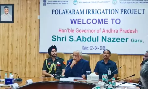 Governor Reviews Polavaram Works; Diaphragm Wall Completed