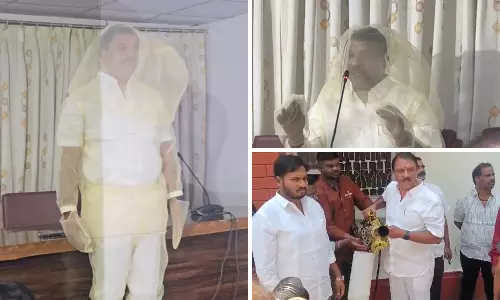 Curb Mosquito Menace, BRS MLA Demands Wearing Mosquito Net Suit