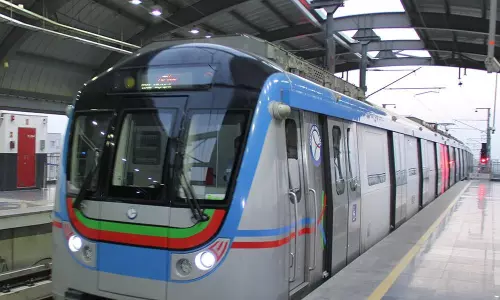 Metro Train Services Increased in Hyderabad amid RTC Strike Metro Train Services Increased in Hyderabad amid RTC Strike