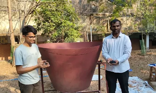 Osmania University Project Demonstrates Turning Coconut Shells into Biochar for Farming