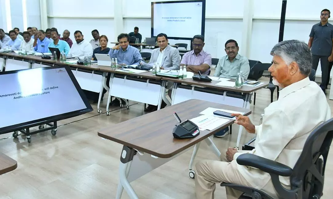 Naidu Links Amaravati Completion Deadline to AP’s Prestige