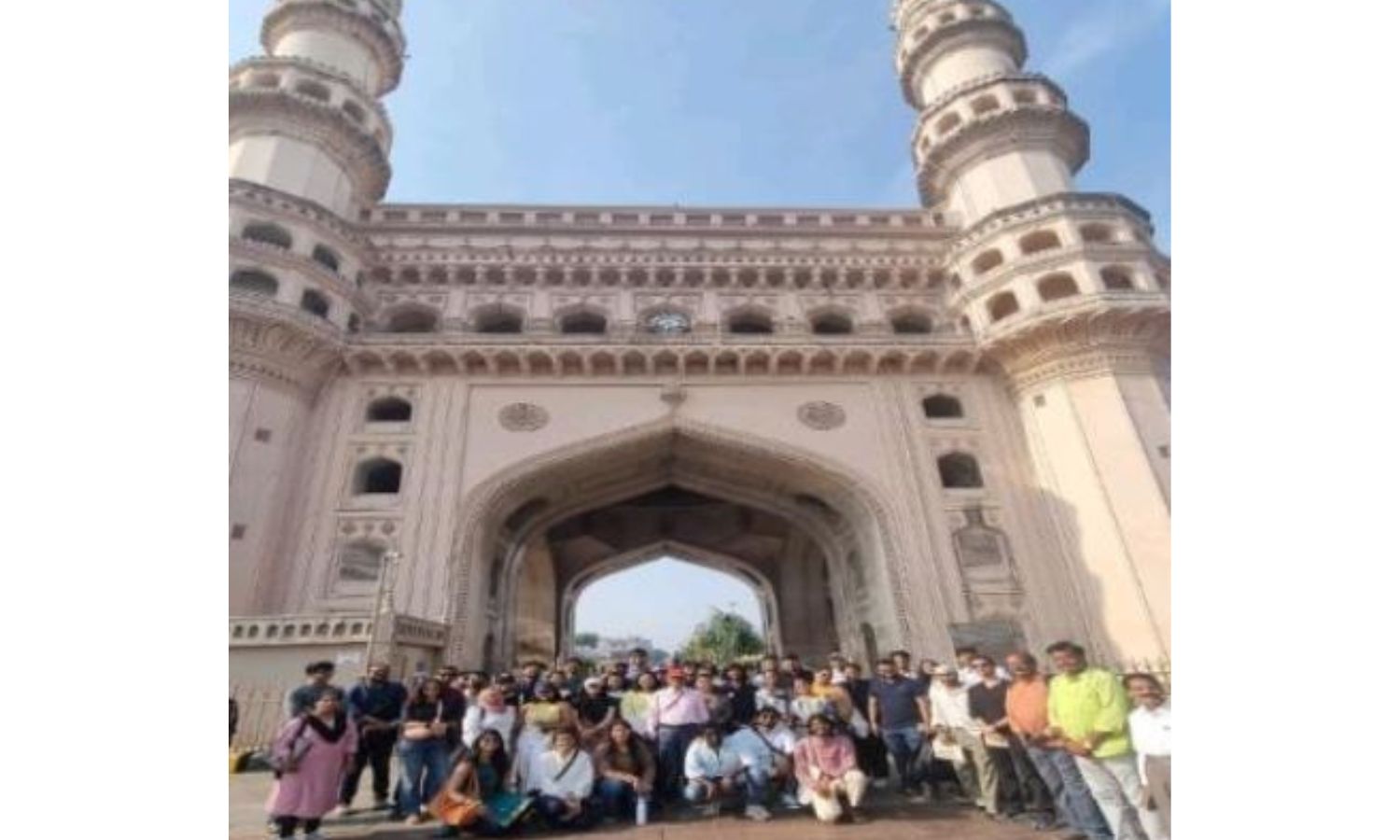 60 Women Delegates Take Part in Heritage Walk from Charminar to Chowmahalla Palace