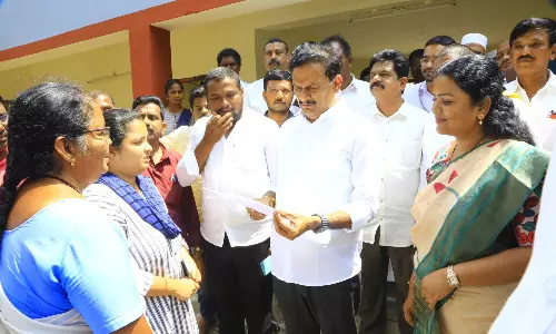 MP Reviews Kendriya Vidyalaya Works, Holds Praja Darbar