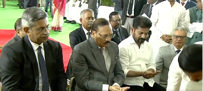 Telangana CM Reddy Calls For Mutual Respect Amongst Democratic Pillars