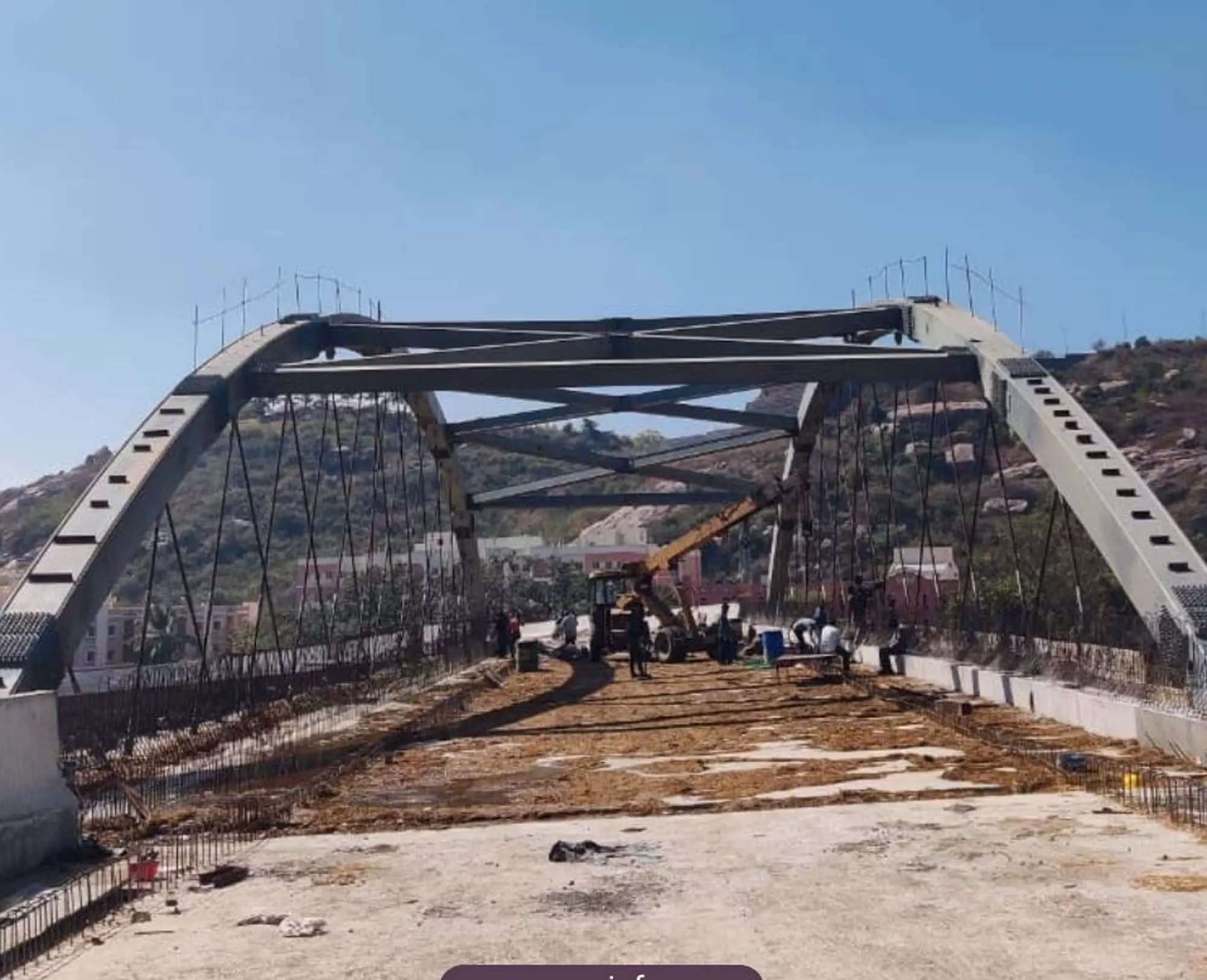 Telangana’s First Network Arch Bridge At Yadagirigutta To Be Launched By June-end Telangana’s First Network Arch Bridge At Yadagirigutta To Be Launched By June-end
