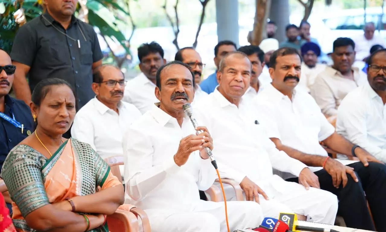 Etala Rajender Slams Rumours of Returning to BRS; Rules Out Defection Etala Rajender Slams Rumours of Returning to BRS; Rules Out Defection