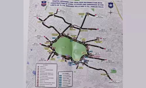 Motorists Puzzled as Traffic Police Conduct One-Way Trial Run Around KBR Park