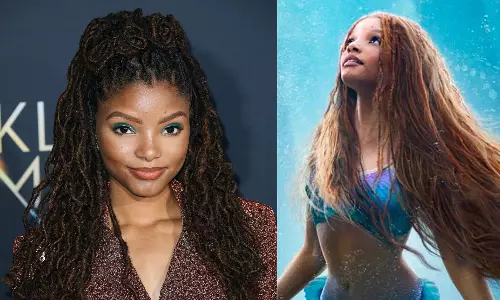 Halle Bailey on Racist Backlash to The Little Mermaid: “None of It Is Real” Halle Bailey on Racist Backlash to The Little Mermaid: “None of It Is Real”