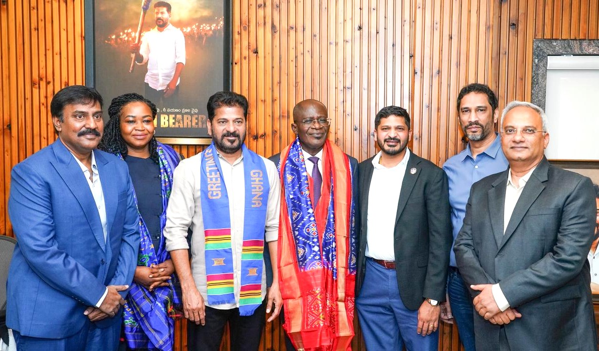 Ghana High Commissioner Obiri-Danso Meets Revanth Reddy